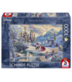 Puzzle Disney 1000 pcs - La Belle et la Bête : Enchantement Hivernal