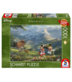 Puzzle Disney 1000 pcs - Mickey & Minnie dans les Alpes