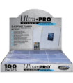 Ultra PRO - Silver Series : 100 feuilles de classeur à 9 pochettes