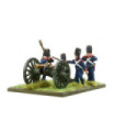 Black Powder - French Imperial Guard Foot Artillery firing 6pdr