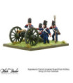 Black Powder - French Imperial Guard Foot Artillery firing howitzer