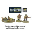 Bolt Action - Soviet 50mm light mortar & Flamethrower