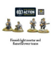 Bolt Action - Finnish light mortar and flamethrower team