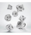 Set de Dés - Classic RPG White & black Dice Set