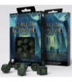 Set de Dés - Call of Cthulhu Black & green Dice Set