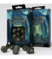 Set de Dés - Call of Cthulhu Dice Black & glow-in-the-dark Dice Set