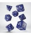 Set de Dés - Classic RPG Cobalt & white Dice Set