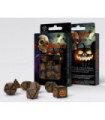 Set de Dés - Halloween Pumpkin Black & orange Dice Set