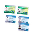 Detective - Plastic Character IDs (x6)