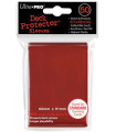 Ultra PRO - 50 Deck Protector Sleeves : Standard Rouge