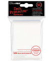 Ultra PRO - 50 Deck Protector Sleeves : Standard Blanc