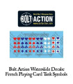 Bolt Action - French Playing Card tank symbols decals