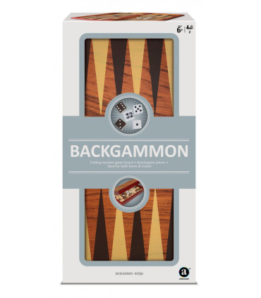 Backgammon bois pliable