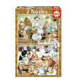 Contes de la forêt - 2 puzzles de 48 pièces