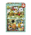 Contes de la forêt - 2 puzzles de 20 pièces