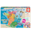 Départements et régions de la France - puzzle 150 pièces