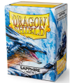 Dragon Shield Sapphire Matte : 100 Protective Sleeves