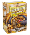 Dragon Shield Gold Matte : 100 Protective Sleeves