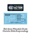 Bolt Action - Afrika Korps decals