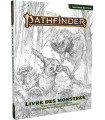 Pathfinder Seconde Édition - Livre des Monstres (couverture croquis)