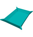 Vivid Magnetic Folding Dice Tray - Teal