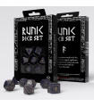Runic Dice Set : Mixed-blue & gold