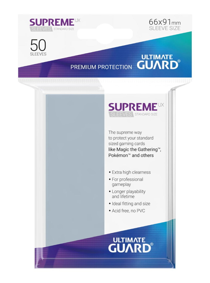 Protèges Cartes Ultimate Guard Supreme UX Sleeves Transparent